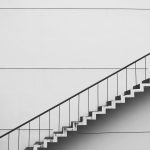 White Stairs Wallpaper