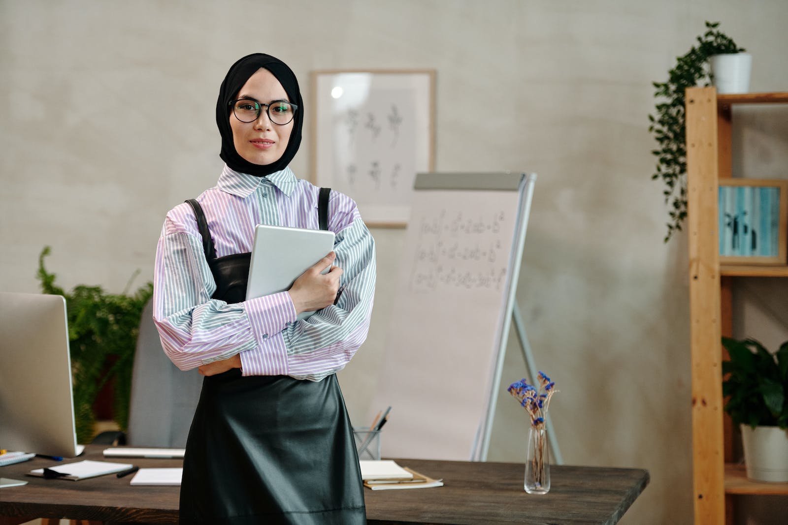 Woman in Classroom